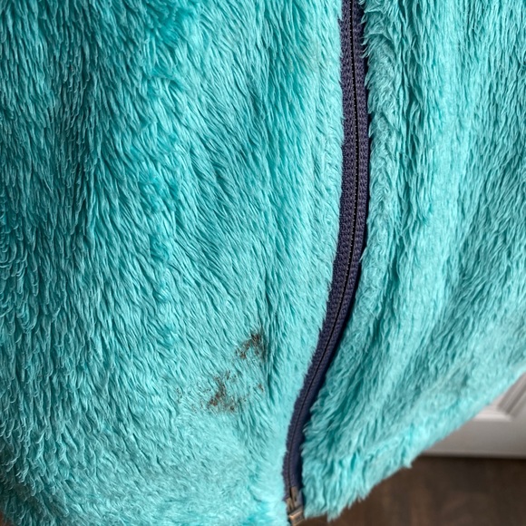 Turquoise Northface zip up - Picture 5 of 7